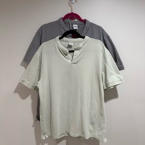 Men’s Zara Two-Button Short Sleeve Shirt — Bundle of 2 — Size XL